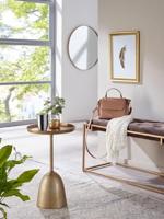 Sky Style Graal Ronde Bijzettafel Goud - thumbnail