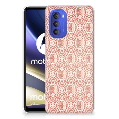 Motorola Moto G51 5G | TPU bumper | Pattern Orange