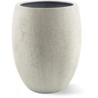 Grigio plantenbak Tall Balloon L antiek wit betonlook - thumbnail