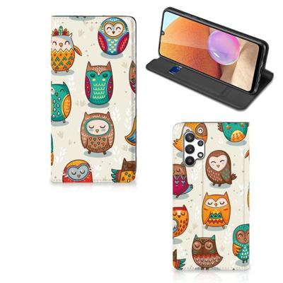 Samsung Galaxy A32 4G | A32 5G Enterprise Editie | Hoesje maken | Vrolijke Uilen