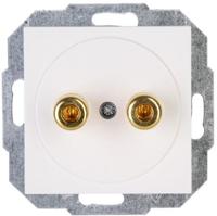 Kopp HK07 luidsprekercontactdoos wit glanzend - thumbnail