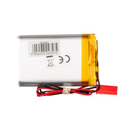 Akyga LP803450 Accupack Batterijgrootte: Speciaal LiPo 3.7 V 1500 mAh Akyga LP803450 Accupack Batterijgrootte: Speciaal LiPo 3.7 V 1500 mAh