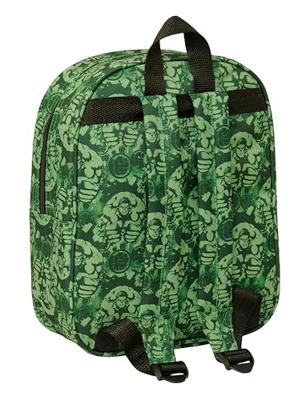 Schoolrugzak Hulk Zwart Groen 22 x 27 x 10 cm 3D