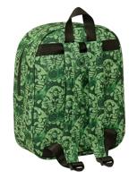 Schoolrugzak Hulk Zwart Groen 22 x 27 x 10 cm 3D - thumbnail