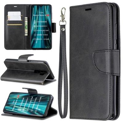 Voor Xiaomi Redmi Note 8Pro retro Lambskin textuur zuivere kleur horizontale Flip PU lederen draagtas met houder & kaartsleuven & portemonnee & Lanyar