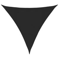 VidaXL Zonnezeil 160 g/m² 4,5x4,5x4,5 m hdpe zwart - thumbnail