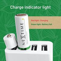4 Oplaadbare AA USB batterijen NeXtime - thumbnail