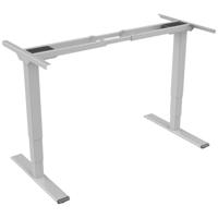 Digitus Zit-sta-bureauframe Elektrisch in hoogte verstelbaar Hoogte: 62 tot 1.27 m (b x d) 170 cm x 68 cm Grijs DA-90435 DA-90435 - thumbnail