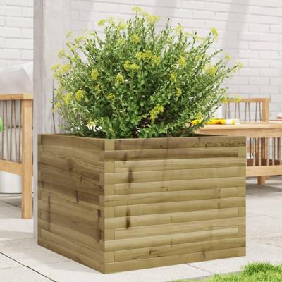 Plantenbak 60x60x45,5 cm gempregneerd grenenhout Plantenbak 60x60x45,5 cm gempregneerd grenenhout
