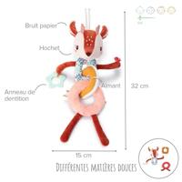 Sensorische activiteitslinger - LILIPUTIENS donkerbruin - thumbnail