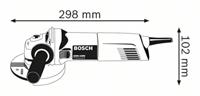 Bosch haakse slijper - GWS 1400 Professional - 1400W - Ø 125mm - incl. diamantzaagblad - in koffer - thumbnail