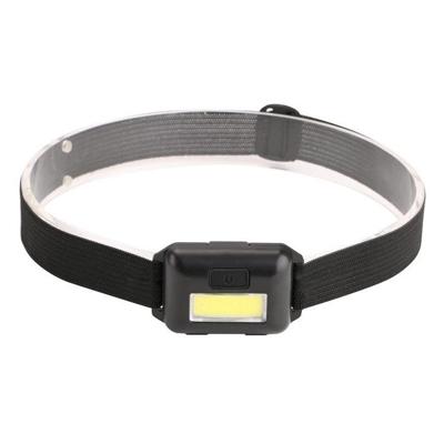 2 PC's Mini COB LED koplamp verstelbare Camping fakkel Lamp Light met 3 Modes(Black)