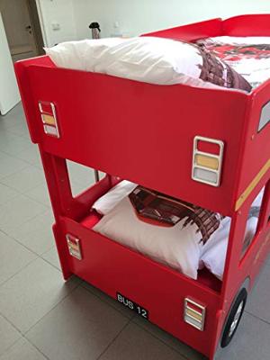 Vipack stapelbed London Bus - incl. LED - 132x99,6x215 cm