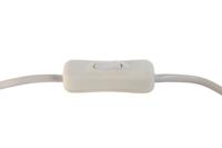 Bureaulamp Home ESPRIT Wit Gouden Hars Plastic 220 V 14 x 14 x 32 cm - thumbnail