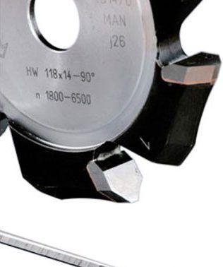 Festool Accessoires V-groeffrees HW 118x14-90°/Alu - 491470