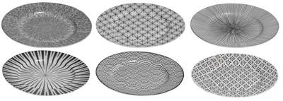 Studio Tavola Ontbijtborden Black Sailor ø 21 cm - 6 stuks Studio Tavola Ontbijtborden Black Sailor ø 21 cm - 6 stuks