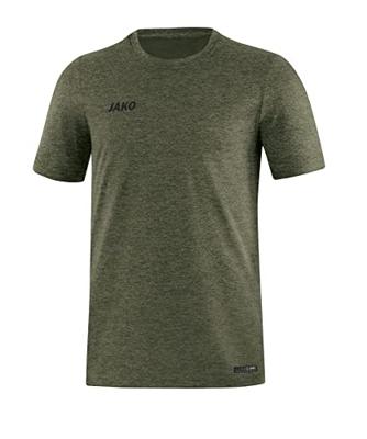 JAKO 6129 T-Shirt Premium Basics - Kaki Gemeleerd - 3XL
