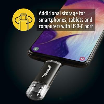 USB stick INTENSO 3539490 Antraciet 64 GB