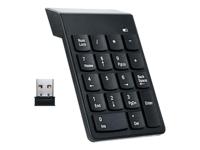 Gembird KPD-W-02 numeriek toetsenbord Notebook/pc Bluetooth Zwart - thumbnail