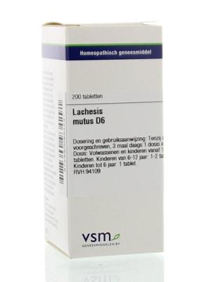 VSM Lachesis mutus D6 (200 tab)