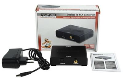S/PDIF digitaal naar analoog audio omvormer