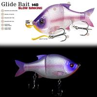 Molix Glide Bait 140 Slow Sinking 14cm Dark Gill Orange Belly - thumbnail
