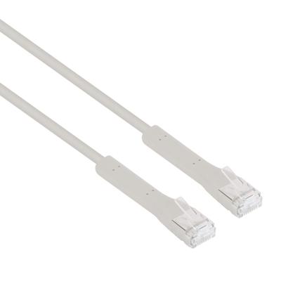 Intellinet 745130 RJ45 Netwerkkabel, patchkabel CAT 6A F/FTP 1.0 m Grijs Flexibel, Afscherming totaal, Halogeenvrij 1 stuk(s)