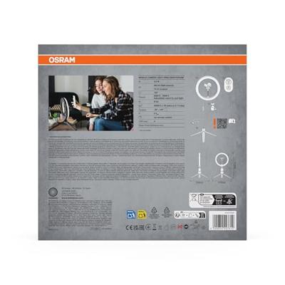 OSRAM HOMELIGHTING Linear LED Mobile Ring Desktop 4099854497612 LED-ringlamp 5.50 W Zwart OSRAM HOMELIGHTING Linear LED Mobile Ring Desktop 4099854497612 LED-ringlamp 5.50 W Zwart
