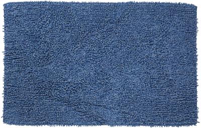Badmat Misto Chenille Katoen 90x60 cm Blauw Badmat Misto Chenille Katoen 90x60 cm Blauw