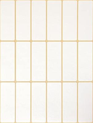Avery Zweckform 3327 universele etiketten ft 50 x 19 mm (b x h), 486 etiketten, wit