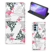 OPPO Find X3 Lite | Hoesje maken | Flamingo Triangle - thumbnail