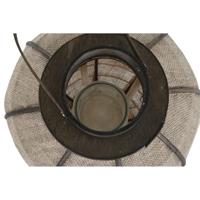 Kaarshouder Home ESPRIT Natuurlijk Jute Bamboe 33 x 33 x 61,5 cm - thumbnail