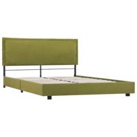 Bedframe stof groen 140x200 cm - thumbnail
