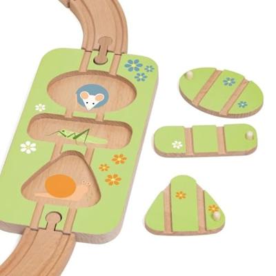 Classic World houten treinbaan speelset, 40dlg. Classic World houten treinbaan speelset, 40dlg.