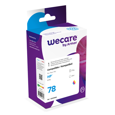 Wecare WEC1128 inktcartridge 1 stuk(s) Cyaan, Magenta, Geel