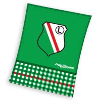 Legia Warszawa Fleece plaid 110 x 150 cm groen - thumbnail