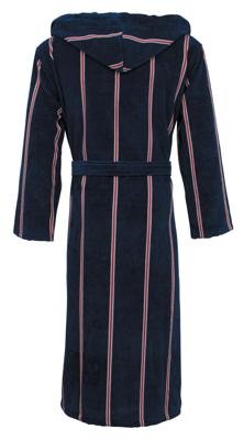 Carl Ross Carl Ross Heren Badjas met capuchon 663300 nightblue/deep red 52/54