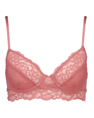 Demi Unpadded bh - Roze