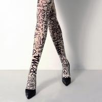 Girardi Panty So Shocking wit met zwarte teksten - thumbnail