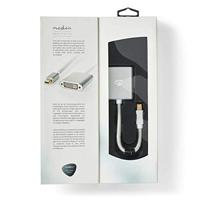 Mini DisplayPort-Kabel - DisplayPort 1.2 - Mini-DisplayPort Male - DVI-D 24+1-Pins Female - 21.6 Gbps - Verguld - 0.20 m - Rond - Gevlochten - Zilver - Cover Window Box - thumbnail