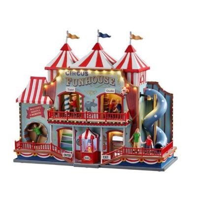 Lemax circus funhouse bewegende kermisattractie Carnival 2020