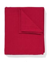 HEMA Tafelkleed 140x240cm jacquard stippen rood (rood) - thumbnail