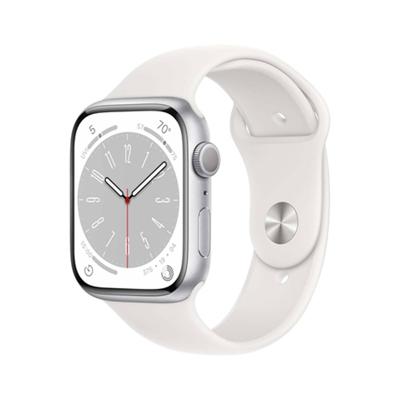 Refurbished Apple Watch Series 8 GPS 45 mm Aluminium Zilver Licht gebruikt Refurbished Apple Watch Series 8 GPS 45 mm Aluminium Zilver Licht gebruikt