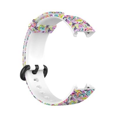 By Qubix - Siliconen band met print - Sierlijk design - Compatible met Xiaomi Mi Watch Lite/Redmi Watch - Compatible Xiaomi bandje