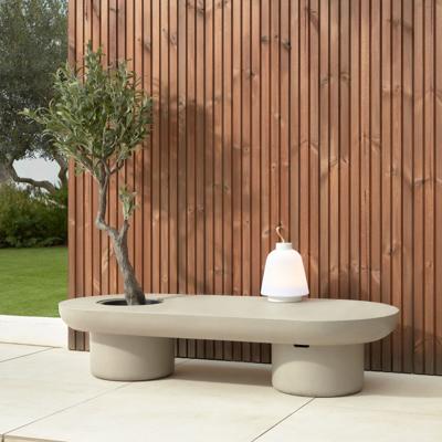 Kave Home Outdoor Salontafel 'Taimi' 140 x 60cm, kleur Grijs Kave Home Outdoor Salontafel 'Taimi' 140 x 60cm, kleur Grijs