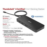 Club 3D Thunderbolt 4 Certified 11-in-1 Docking Station dockingstation - thumbnail