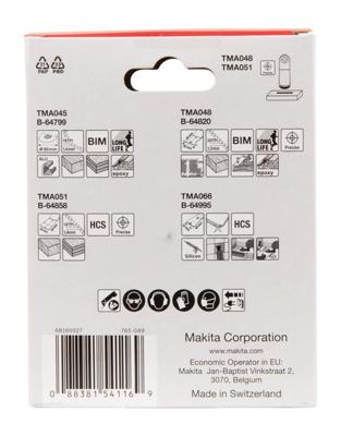 Makita Accessoires B-67505 zaagbladset - B-67505