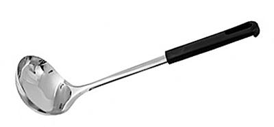 Fackelmann Food and More Soeplepel 30 cm Zwart PP/RVS