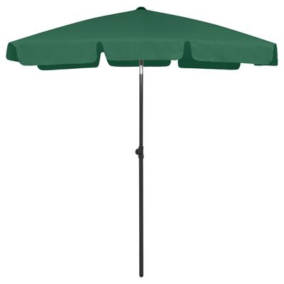 Strandparasol 180x120 cm groen Strandparasol 180x120 cm groen