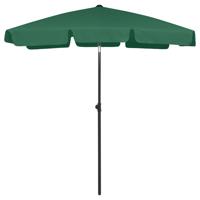 Strandparasol 180x120 cm groen - thumbnail